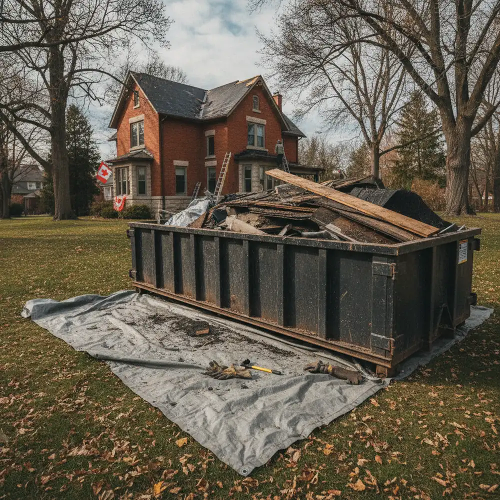 Roofing Debris Bin Rental